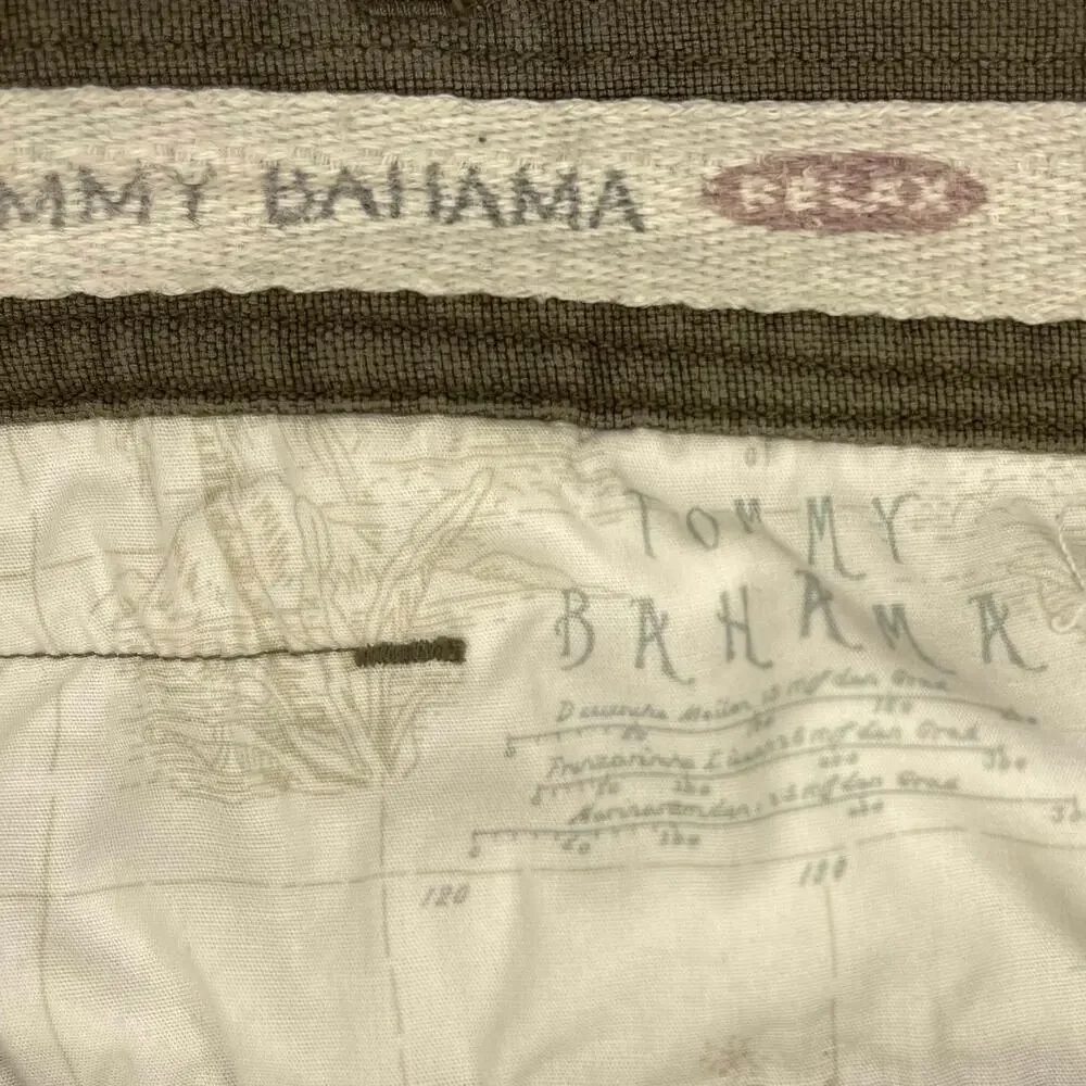 Tommy Bahama Relax 100% Silk Pleated Front Shorts Size 40